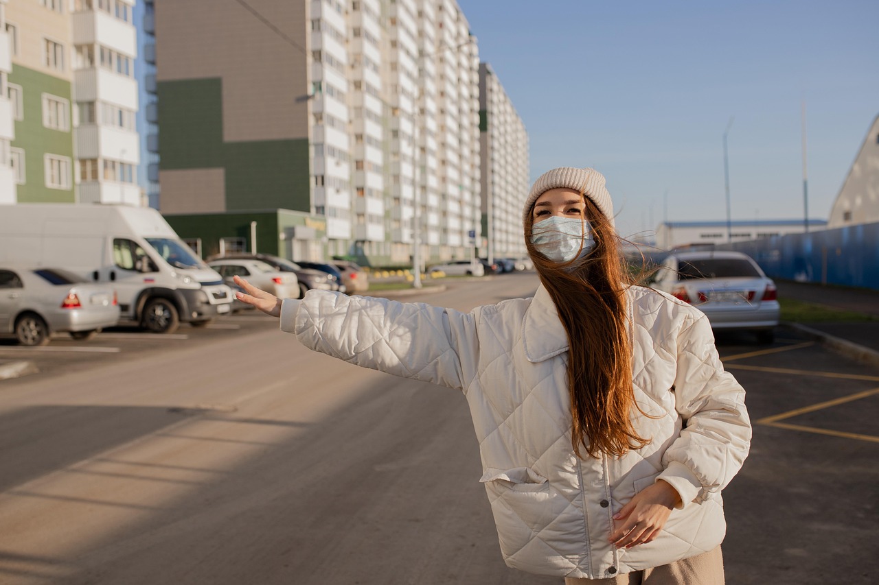 woman, young, road, mask, travel, street, taxi, city, girl, lifestyle, pandemic, business, person, coronavirus, urban, outdoors, transportation, epidemic, covid-19, female, transport, mask, taxi, taxi, taxi, taxi, taxi
