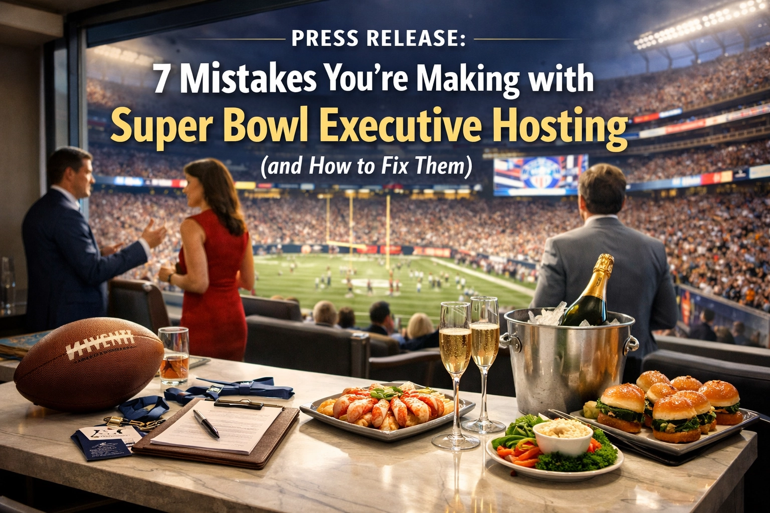 PRESS RELEASE: 7 Mistakes You’re Making with Super Bowl Executive Hosting (and How to Fix Them) 27hg knyyir