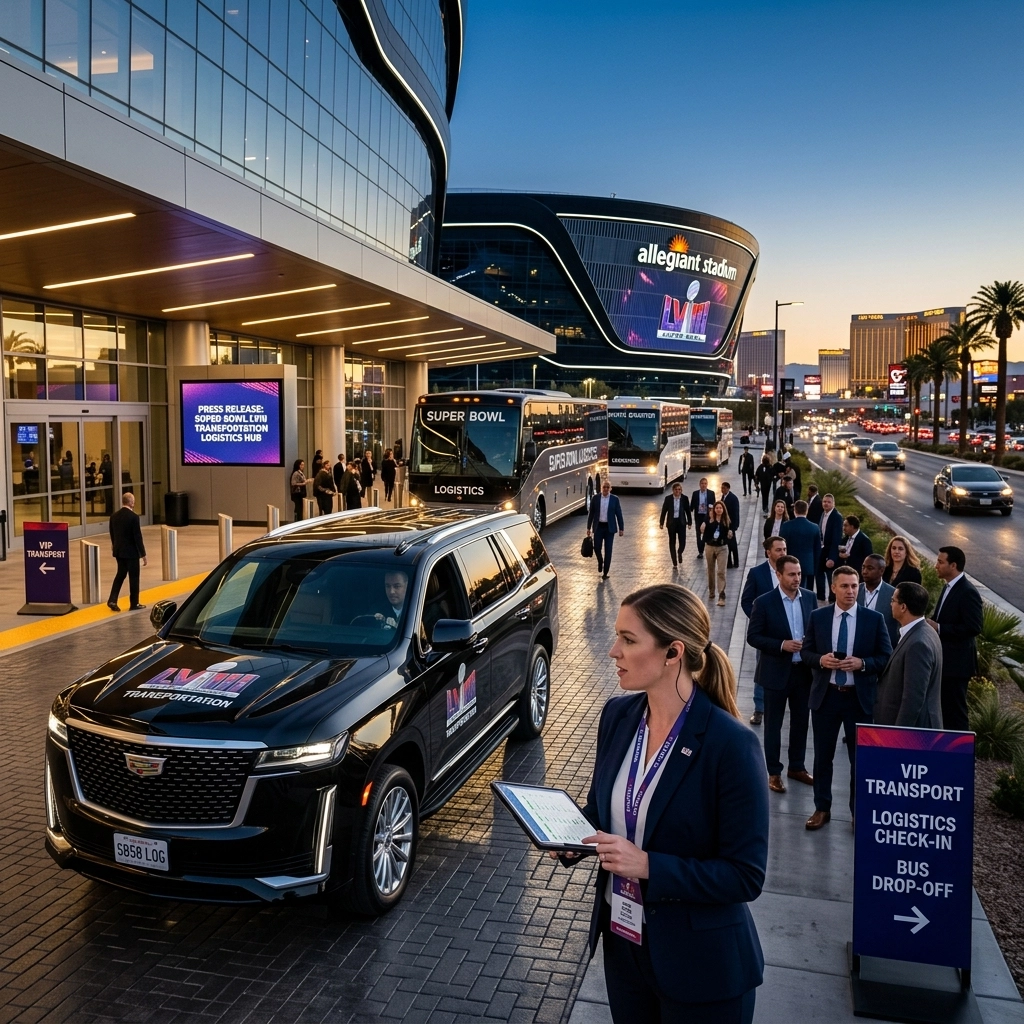 PRESS RELEASE: The Ultimate Guide to Super Bowl Transportation Logistics: Everything You Need to Succeed z7bkczxml8c